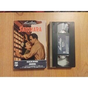 Sayonara (1957) Rare VHS Big Drawer Box  Marlon Brando
